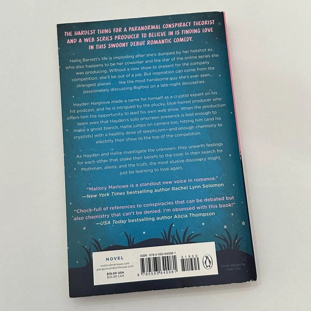 Love and Other Conspiracies by Mallory Marlowe Romance Paperback Book